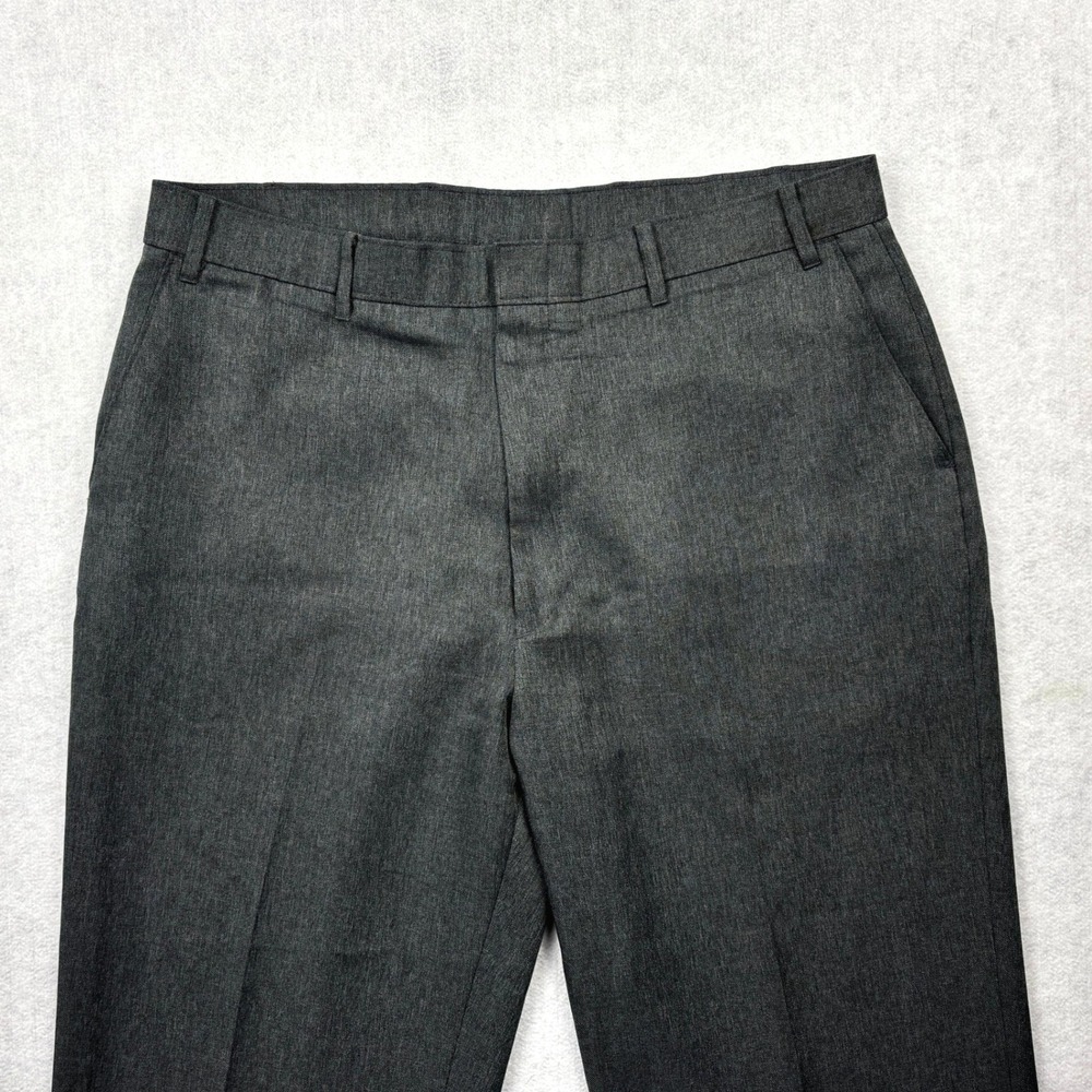 Vintage Levis Action Slacks Mens 38x32 Gray Dacron Po… - Gem